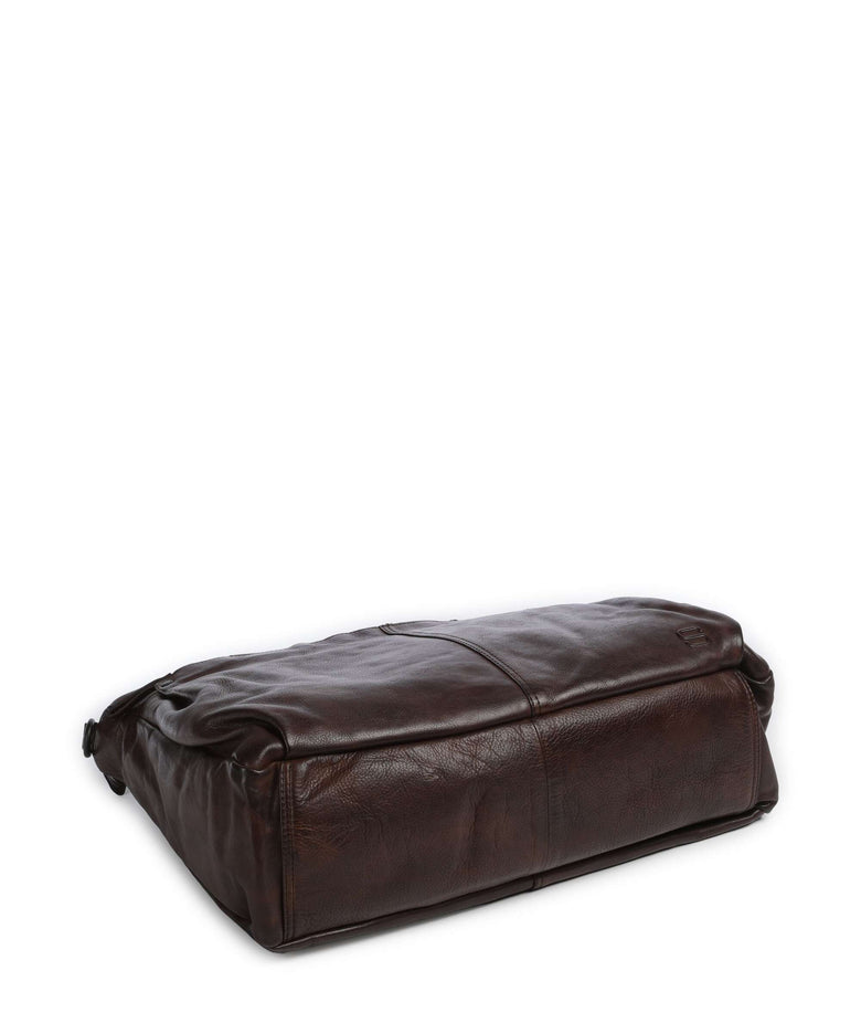 Spikes & Sparrow Apache Chrissey Briefcase dark brown