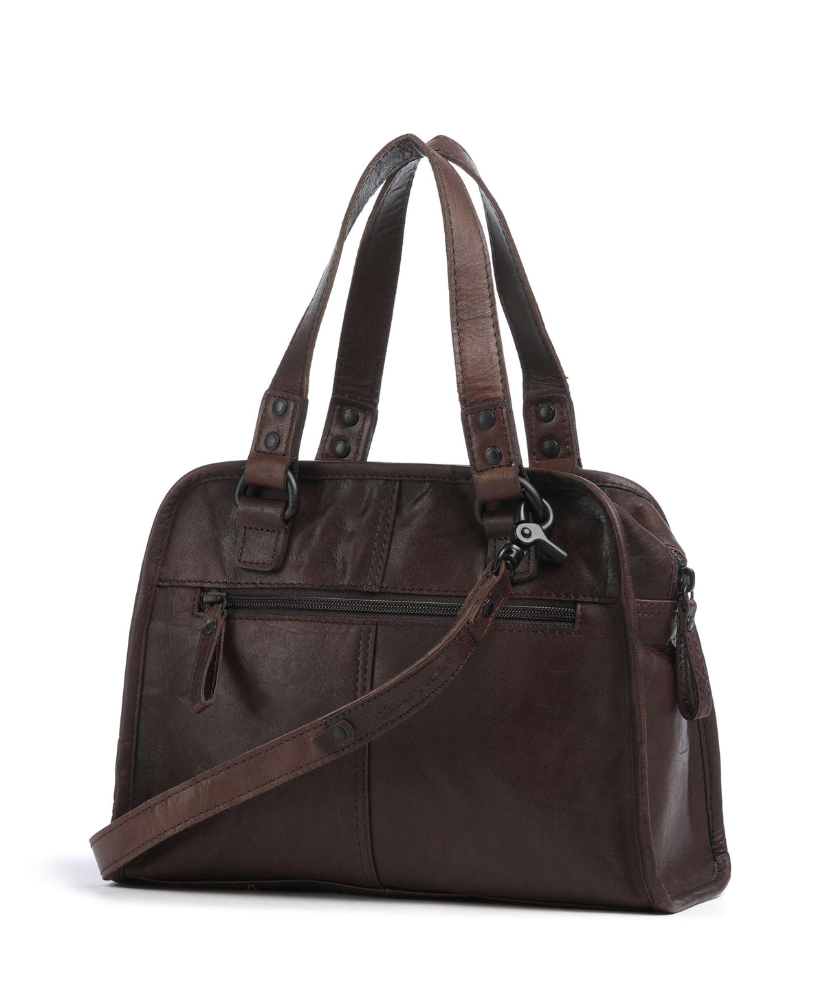 Spikes & Sparrow Bronco Danine Handbag dark brown
