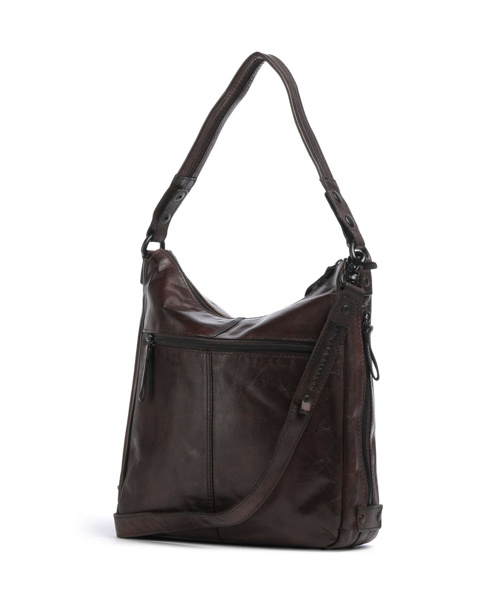 Spikes & Sparrow Apache Gayla Hobo bag dark brown