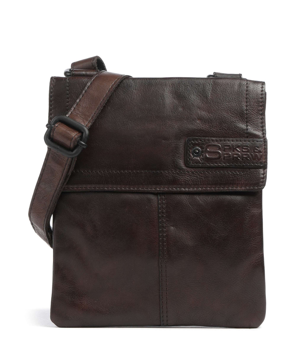 Spikes & Sparrow Apache Jake Crossbody bag dark brown