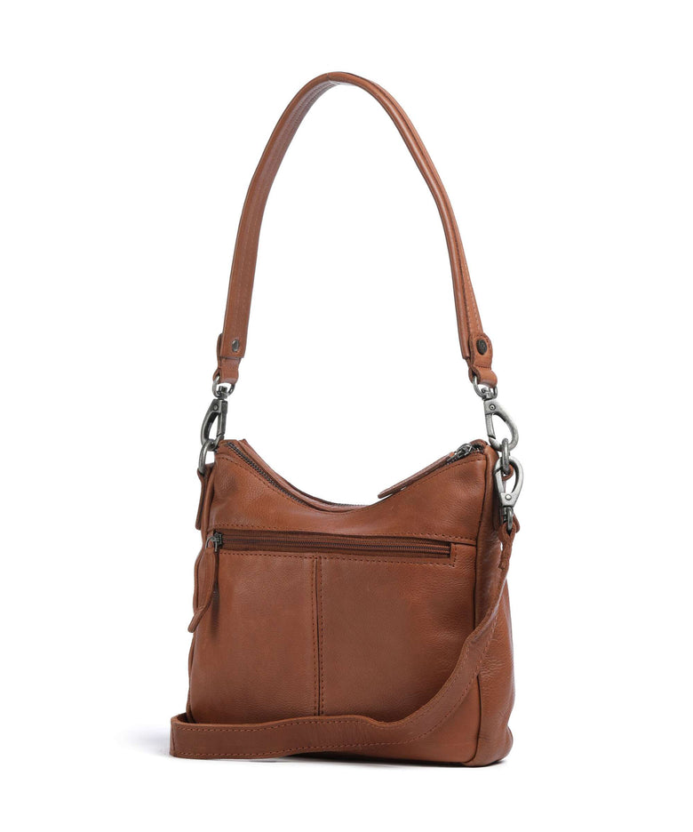 The Chesterfield Brand Washed Waxed Cow Caroline Shoulder bag cognac