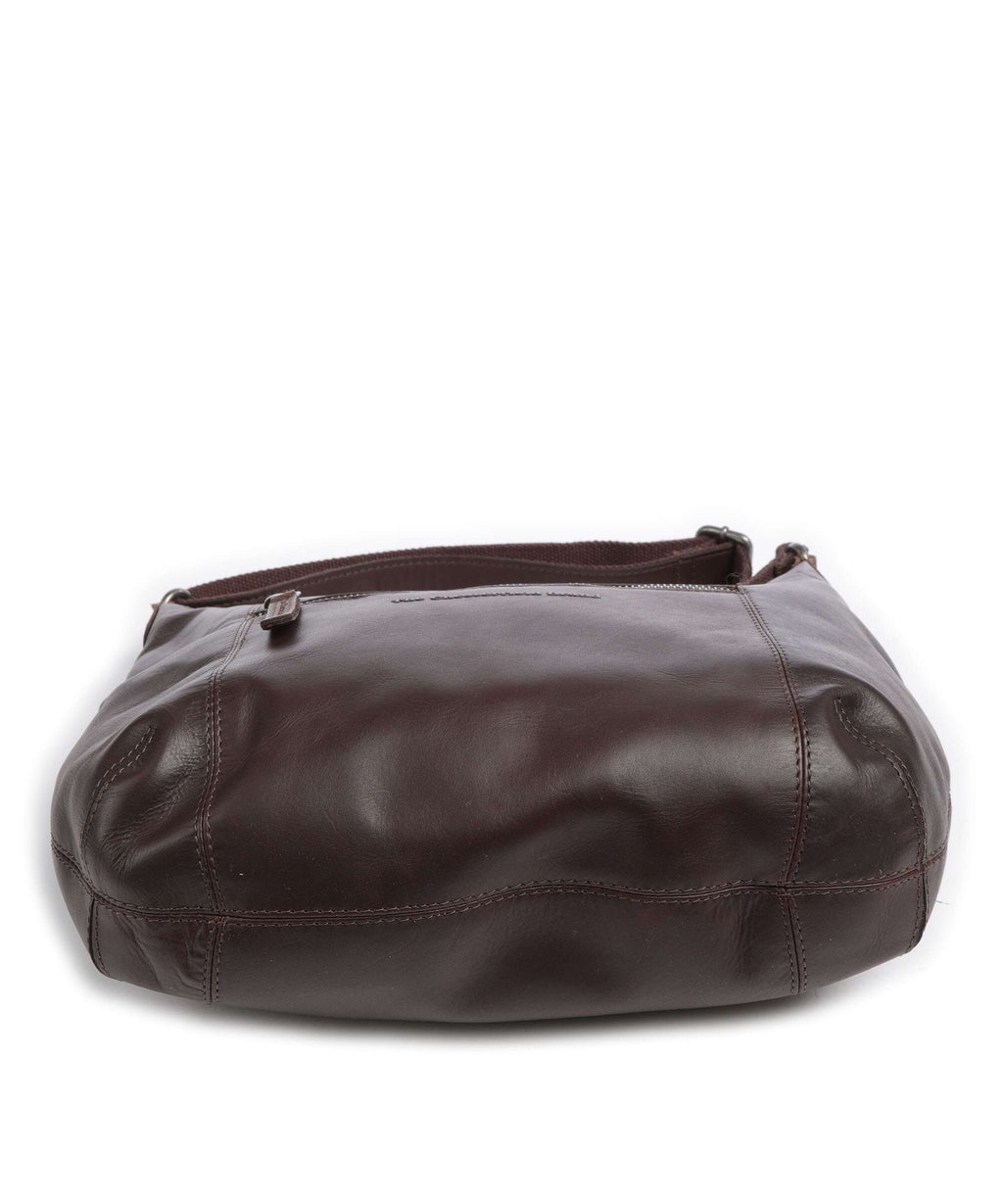 The Chesterfield Brand Cow Wax Pull Up Arlette Hobo bag brown