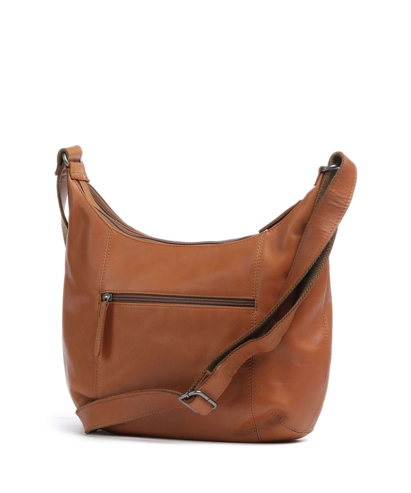 The Chesterfield Brand Cow Wax Pull Up Arlette Hobo bag cognac