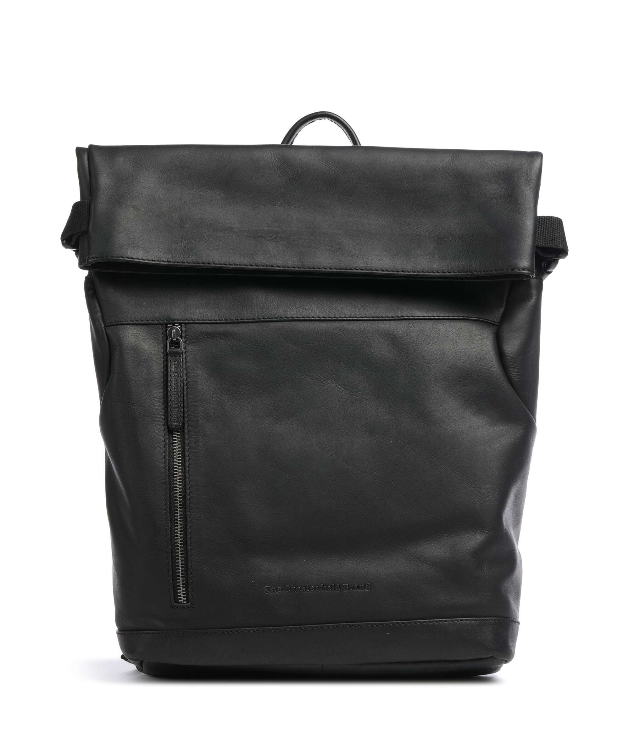 The Chesterfield Brand Wax Pull Up Cow Mazara Backpack black