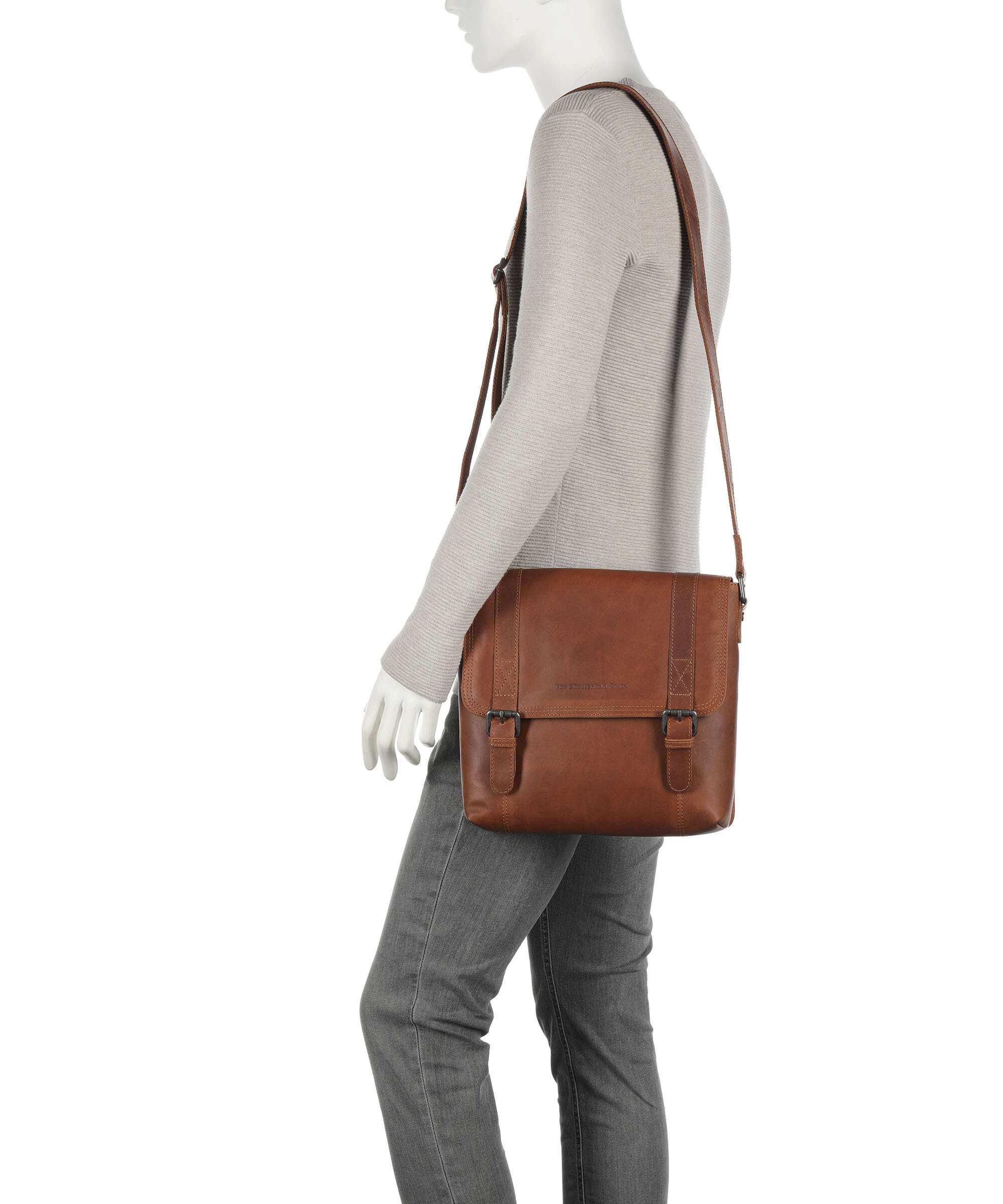 The Chesterfield Brand Matera Briefcase cognac