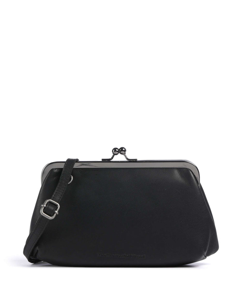 The Chesterfield Brand Cow Wax Pull Up Andrade Shoulder bag black