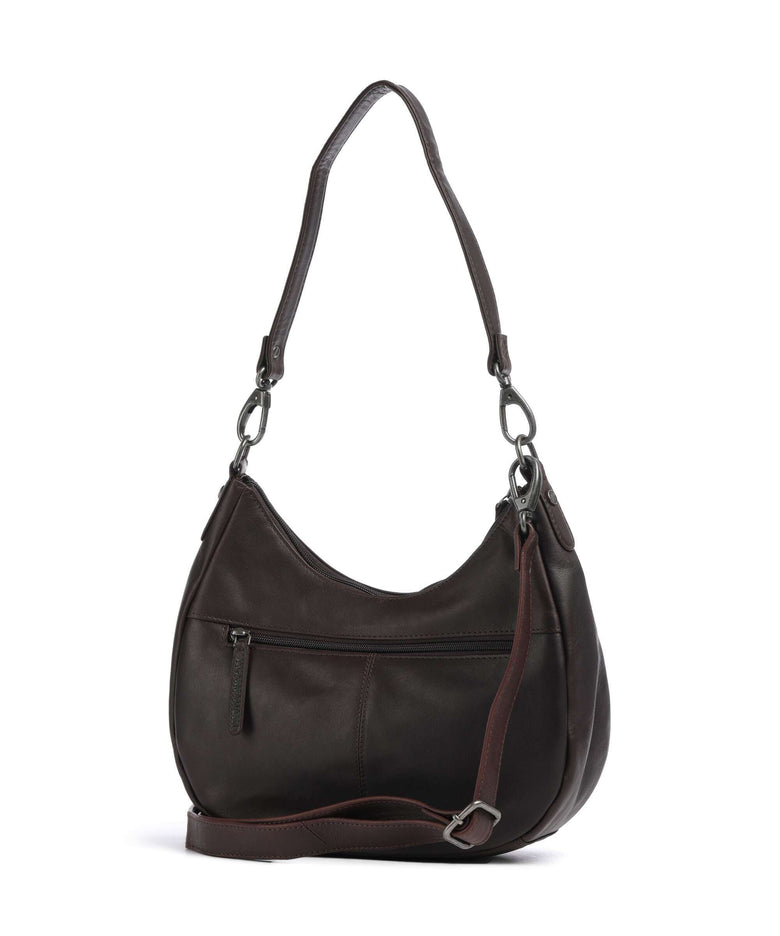 The Chesterfield Brand Cow Wax Pull Up Alexandria Shoulder bag brown