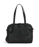 The Chesterfield Brand Cow Wax Pull Up Pretoria Shoulder bag black