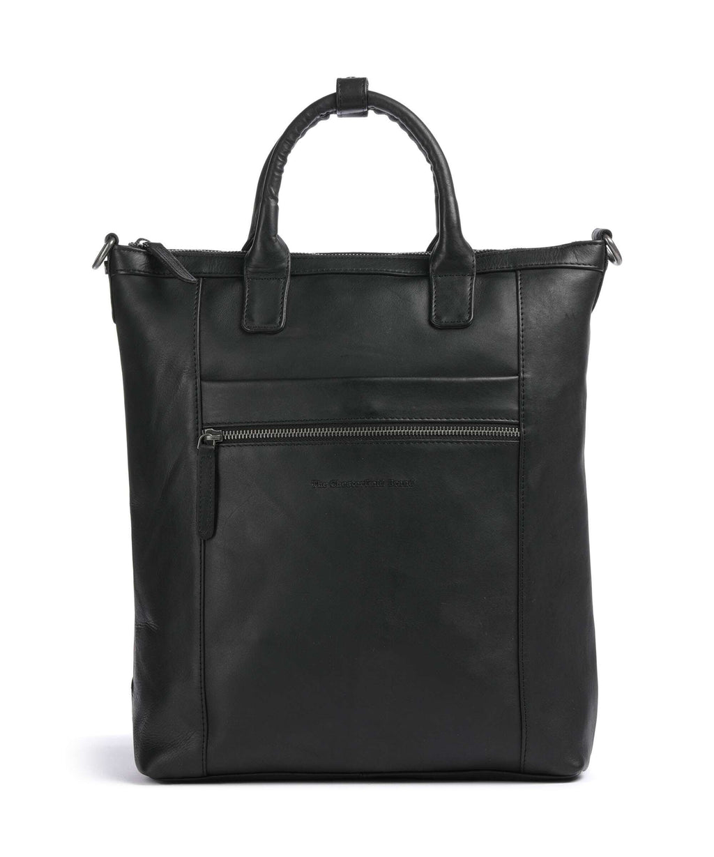 The Chesterfield Brand Wax Pull Up Cow Luisa Backpack bag black