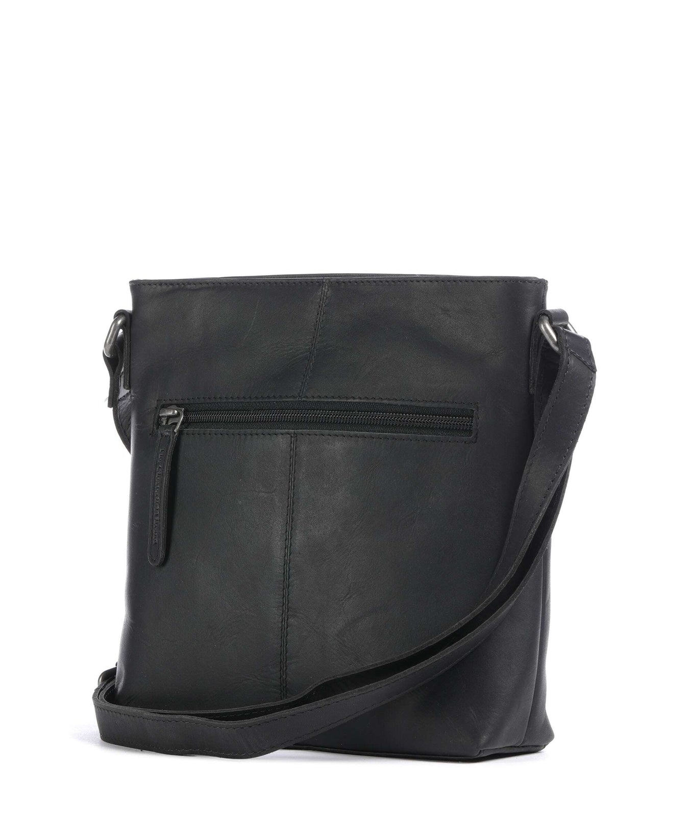 The Chesterfield Brand Wax Pull Up Cow Navene Crossbody bag black