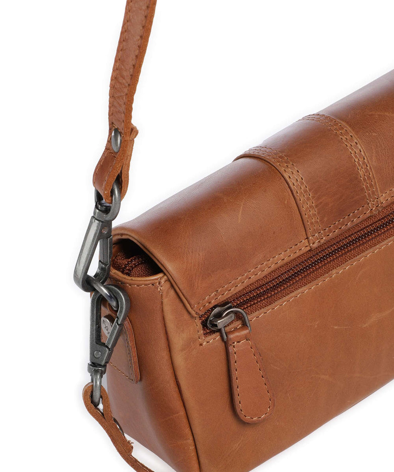 The Chesterfield Brand Wax Pull Up Cow Clifden Shoulder bag cognac