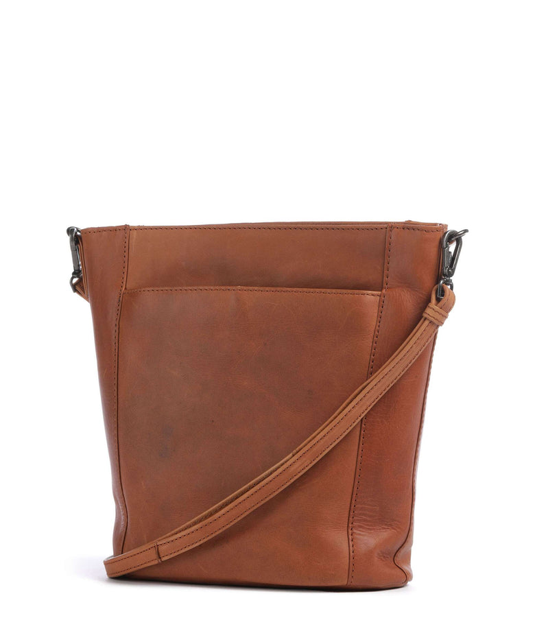 The Chesterfield Brand Wax Pull Up Cow Moore Bucket bag cognac