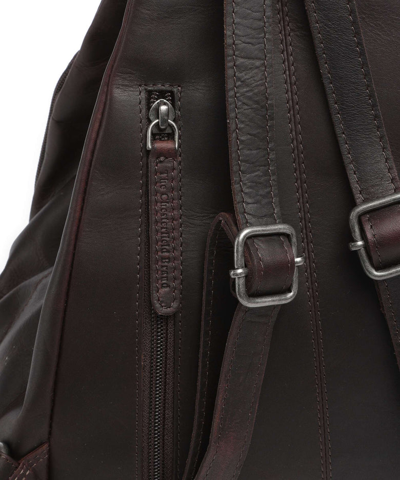 The Chesterfield Brand Wax Pull Up Cow Howard Backpack brown