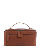 The Chesterfield Brand Wax Pull Up Cow Elmia Toiletry bag cognac