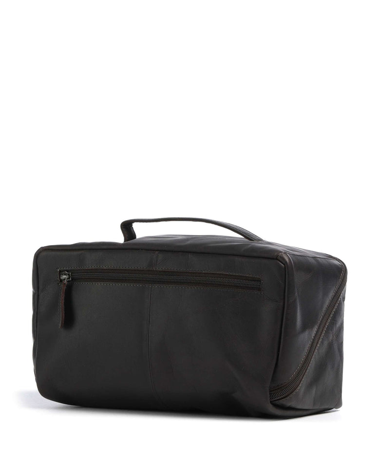 The Chesterfield Brand Wax Pull Up Cow Trevia Toiletry bag brown