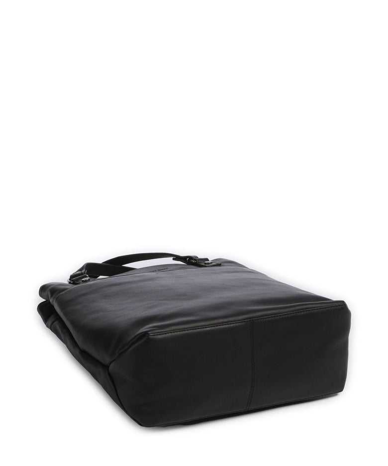 The Chesterfield Brand Wax Pull Up Cow Raynor Backpack bag black