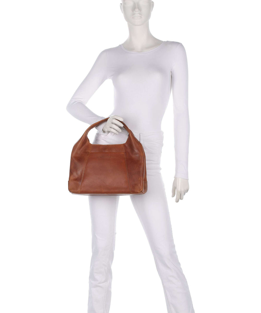 The Chesterfield Brand Wax Pull Up Cow Salina Handbag cognac