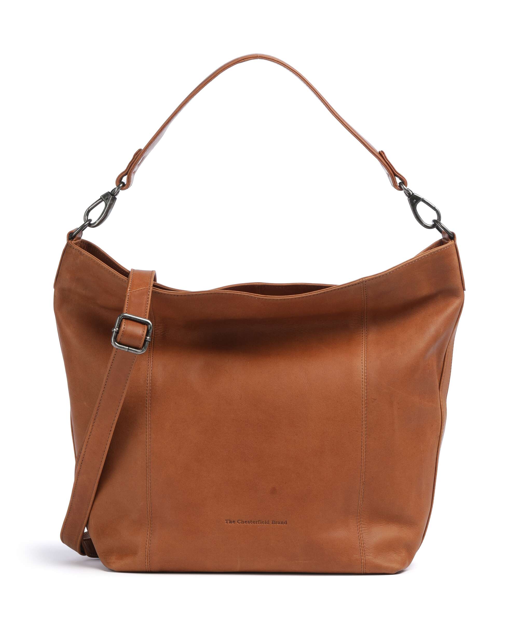 The Chesterfield Brand Cow Wax Pull Up Zira Hobo bag cognac