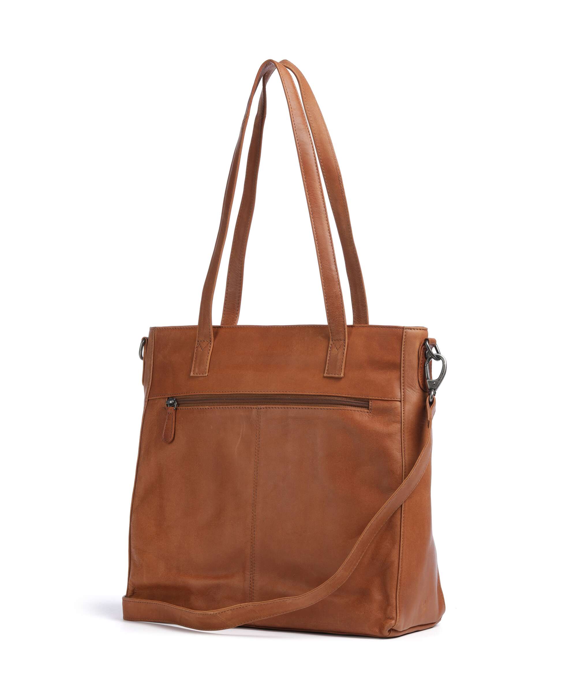 The Chesterfield Brand Wax Pull Up Cow Mosel Tote bag cognac