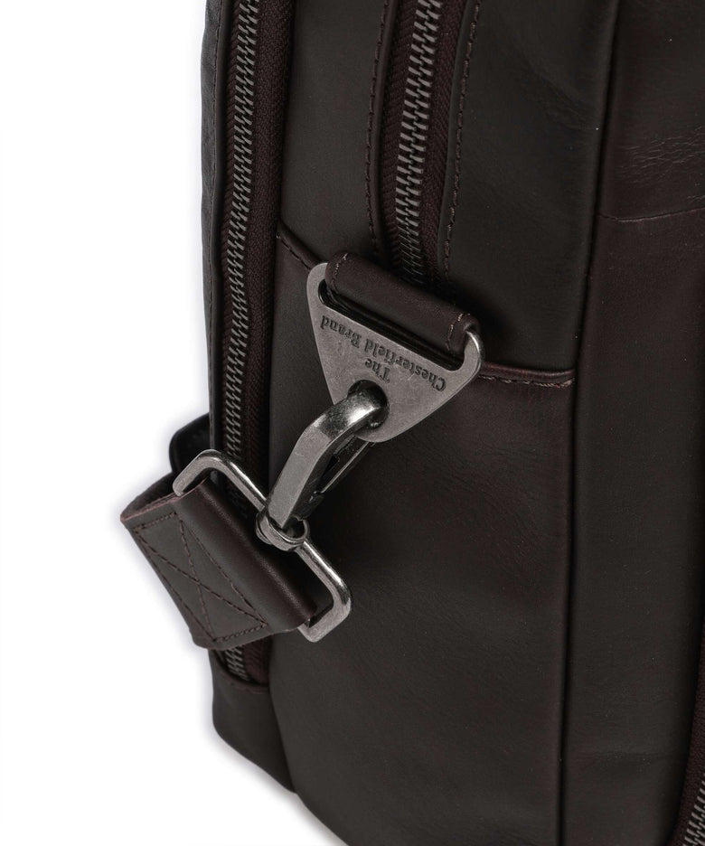 The Chesterfield Brand Wax Pull Up Cow Tacama Laptop bag brown