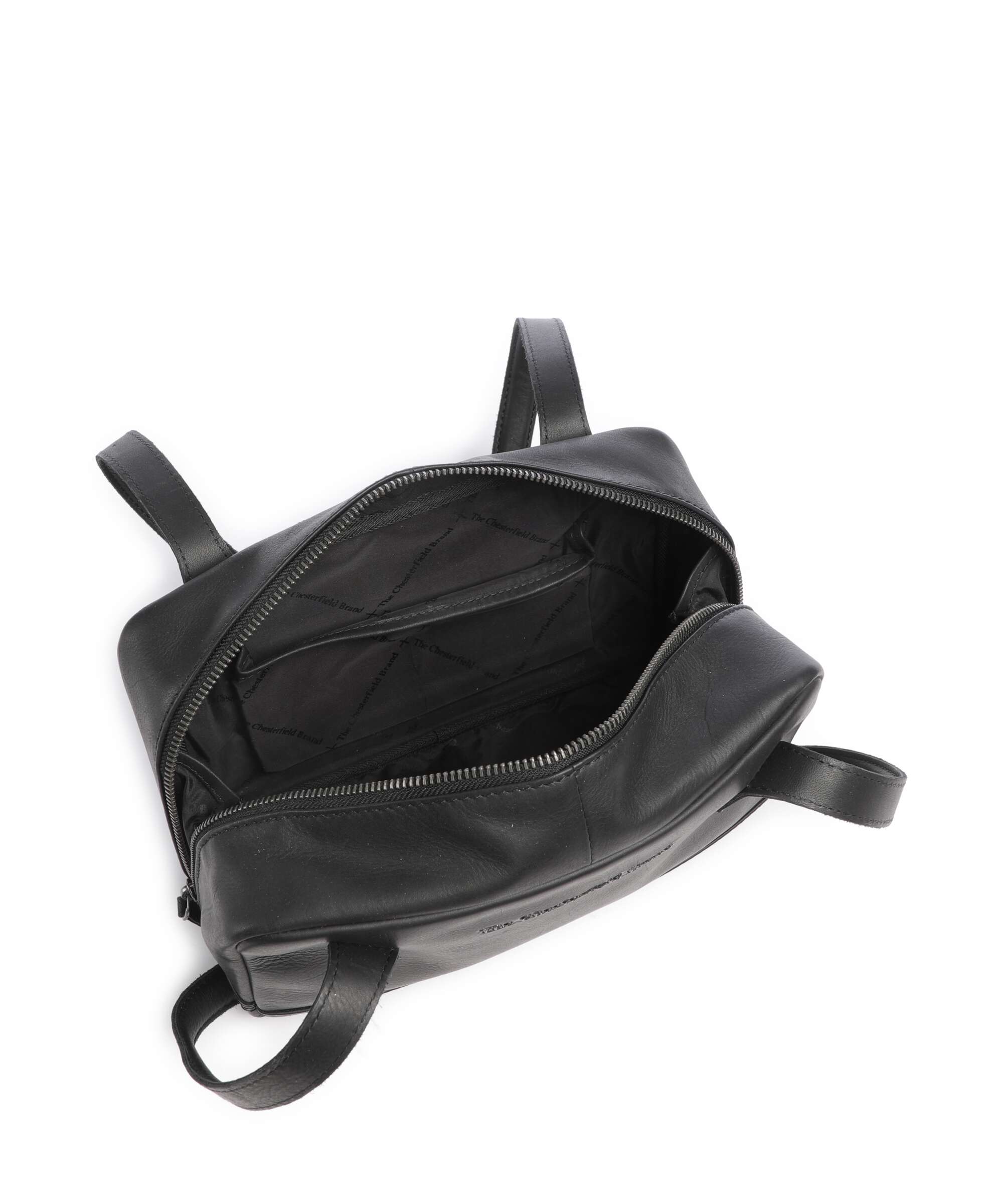 The Chesterfield Brand Wax Pull Up Cow Fenno Shoulder bag black