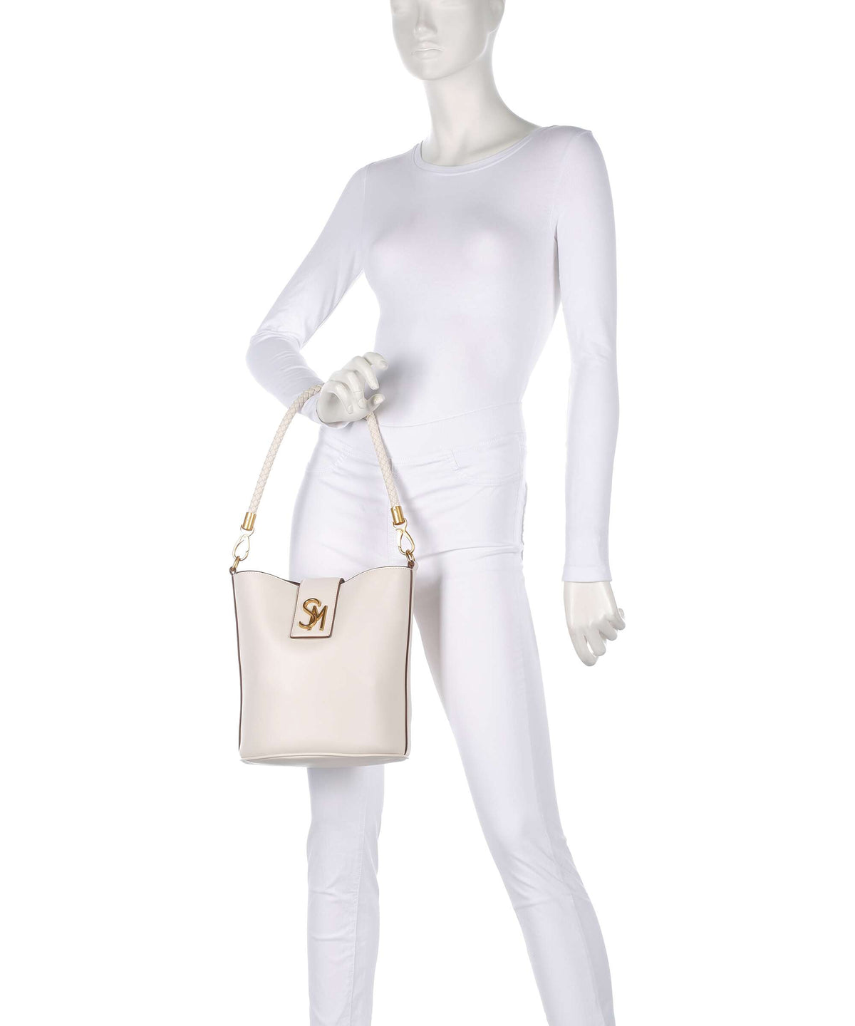 Steve Madden BARRIE Bucket bag bone/gold