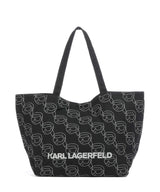 Karl Lagerfeld Ikon Tote bag black/white
