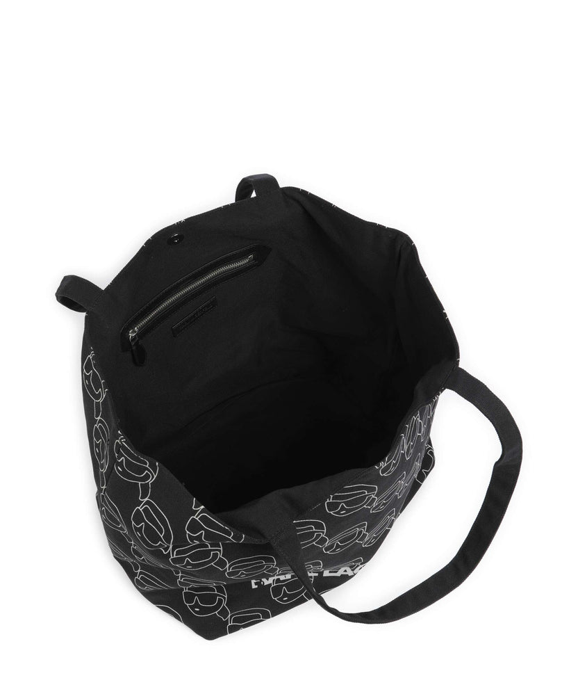 Karl Lagerfeld Ikon Tote bag black/white