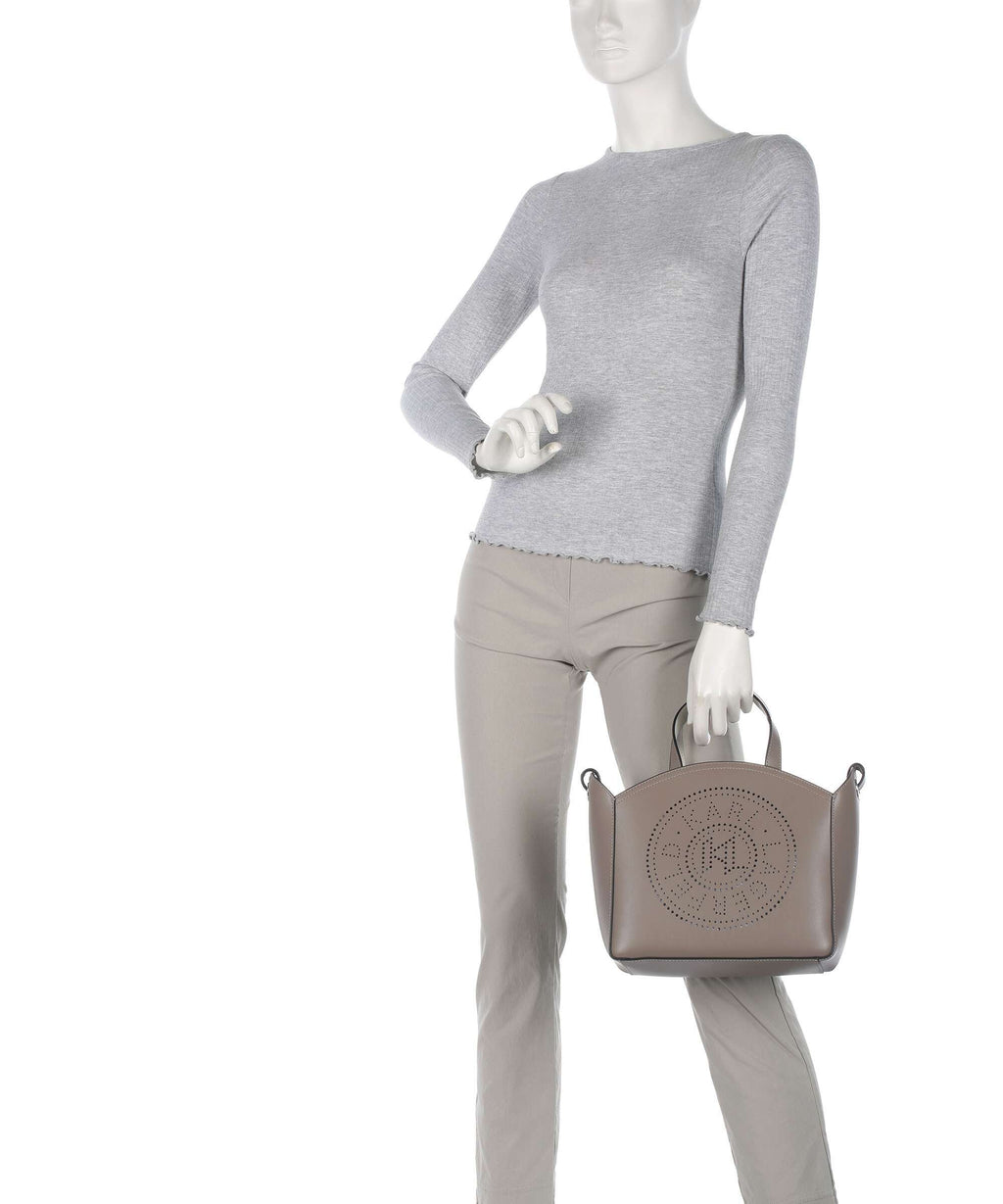 Karl Lagerfeld K/Circle Small Handbag ash grey