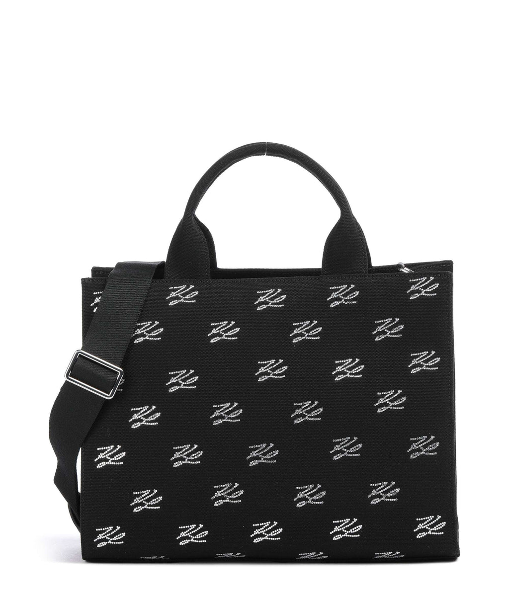 Karl Lagerfeld K/Autograph Medium Handbag black embellishment