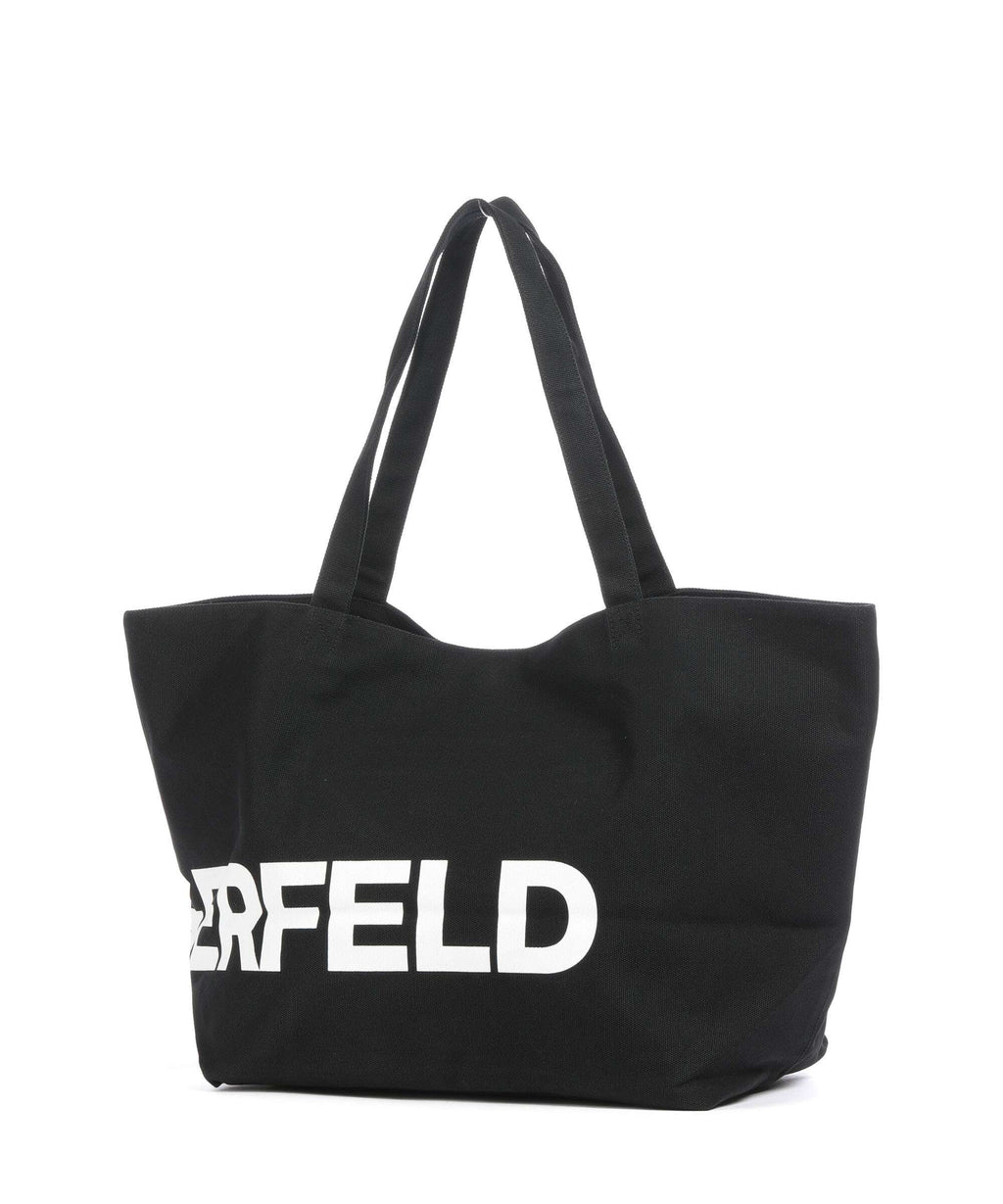 Karl Lagerfeld K/Essential Big Logo Tote bag black/white