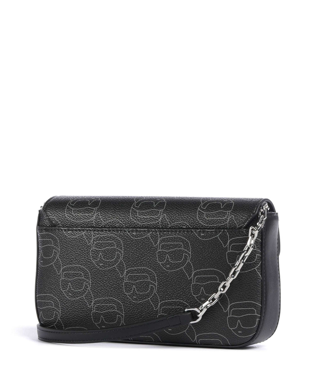 Karl Lagerfeld Ikon Mono Crossbody bag black