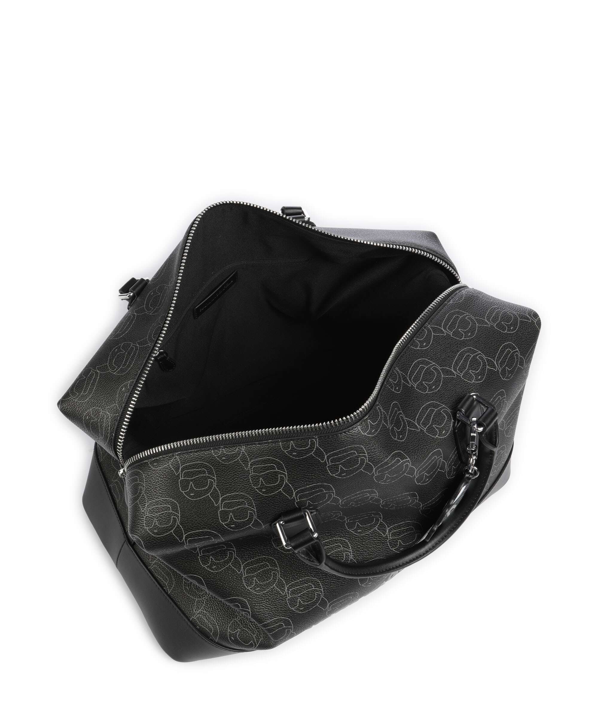 Karl Lagerfeld K/Ikonik Mono Weekend bag black