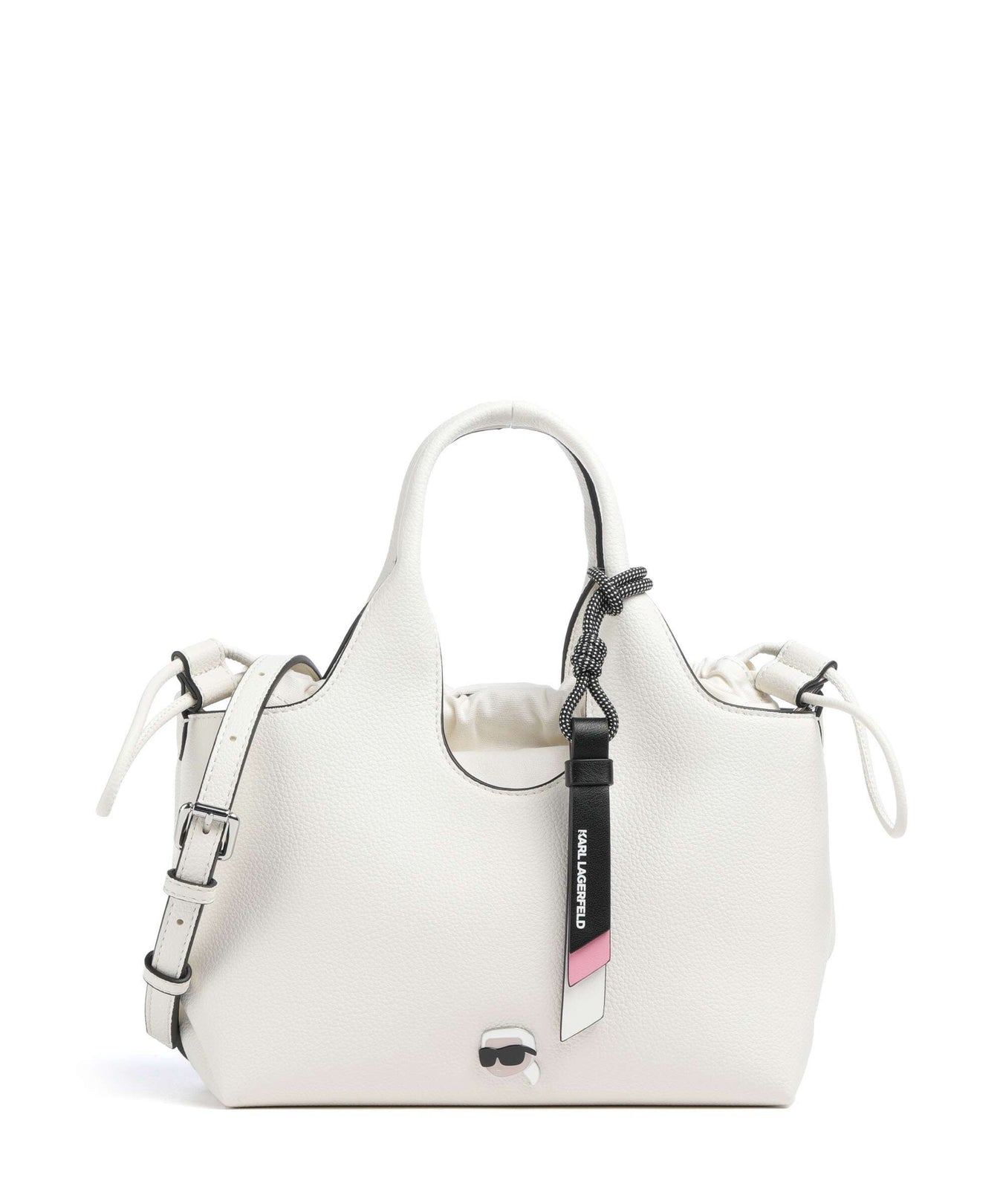 Karl Lagerfeld K/Ikon Small Handbag offwhite