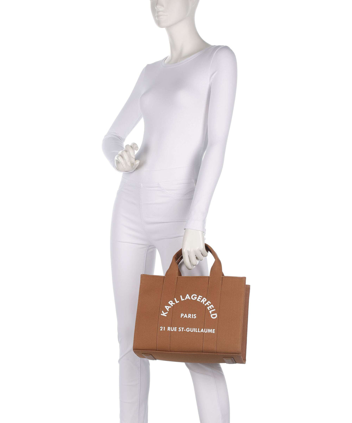 Karl Lagerfeld K/Rue St Guillaume Medium Handbag caramel