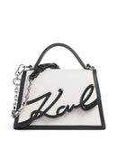 Karl Lagerfeld K/Signature 2.0 Handbag white/black