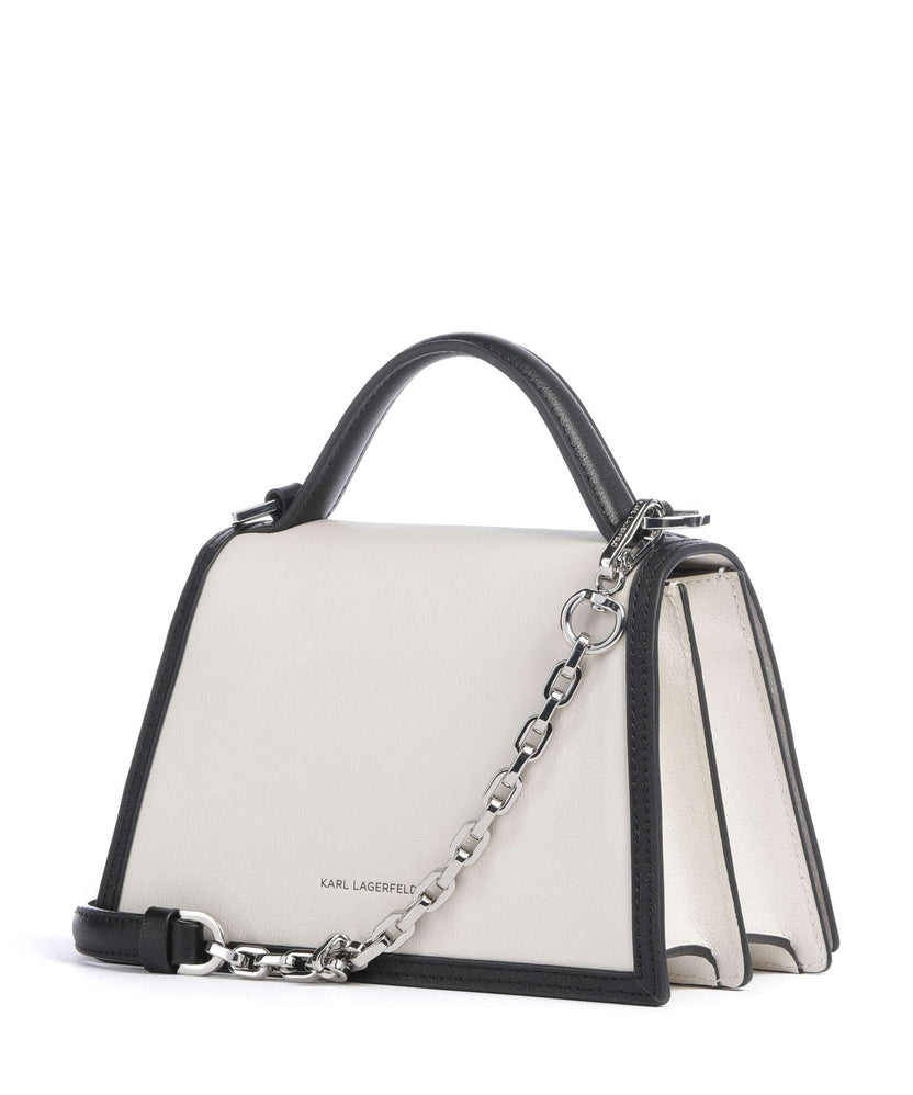 Karl Lagerfeld K/Signature 2.0 Handbag white/black