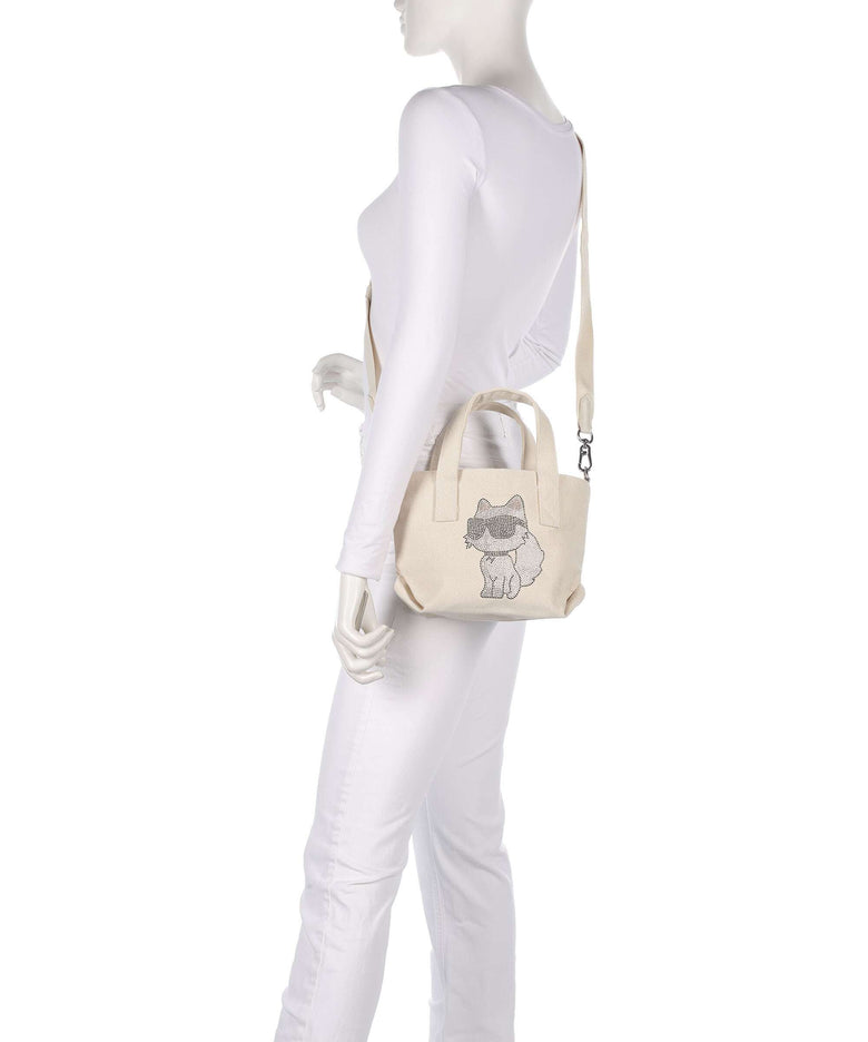 Karl Lagerfeld Ikon Choupette Small Handbag natural