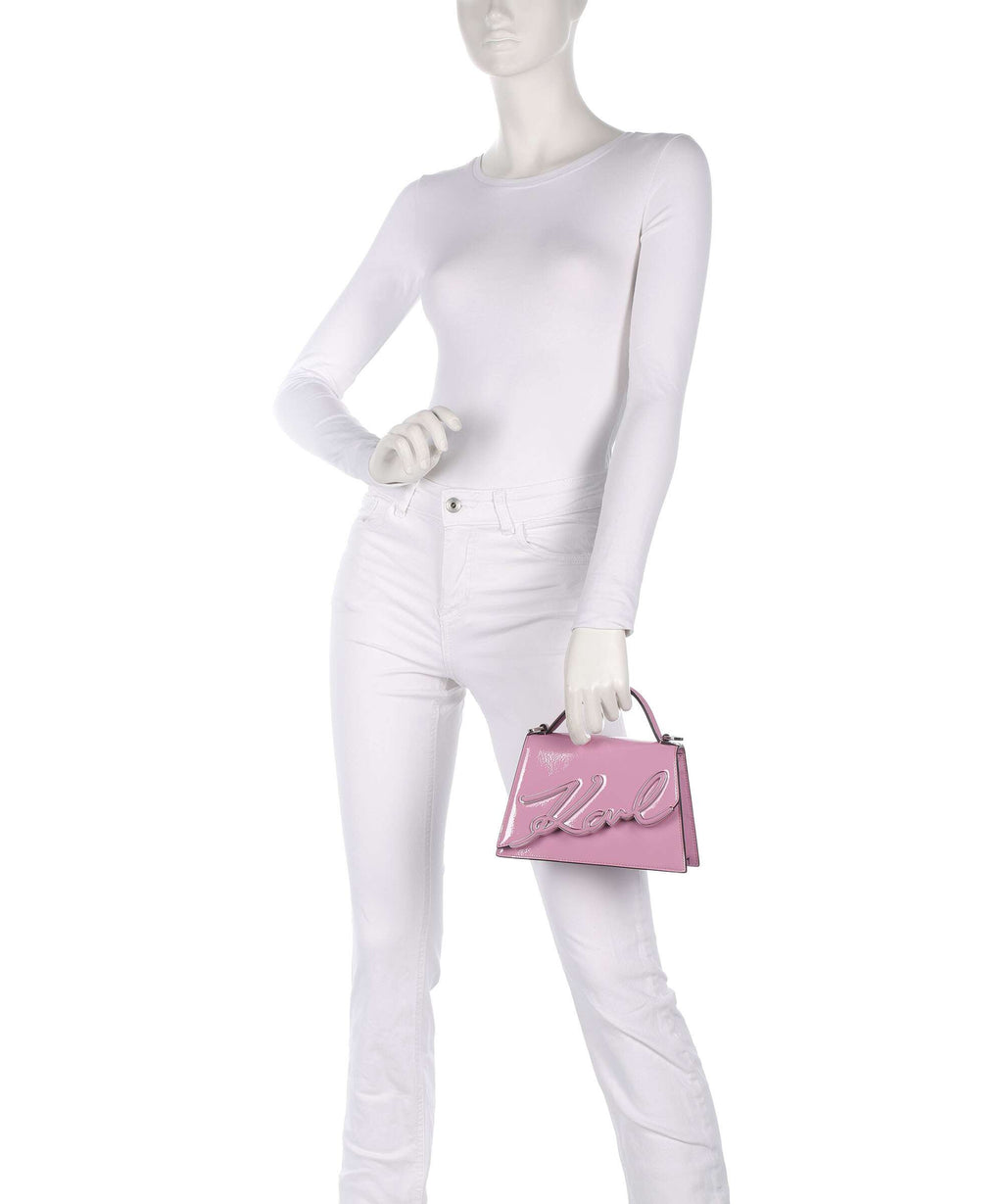 Karl Lagerfeld K/Signature 2.0 Small Crossbody bag cyclamen
