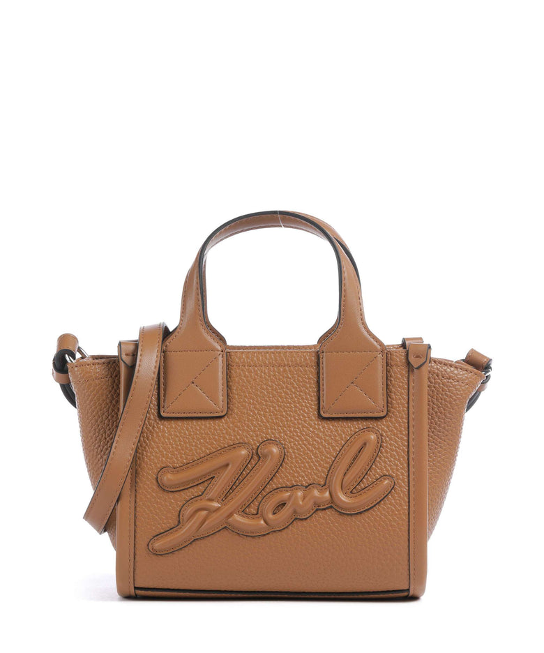 Karl Lagerfeld K/Skuare Small Handbag caramel