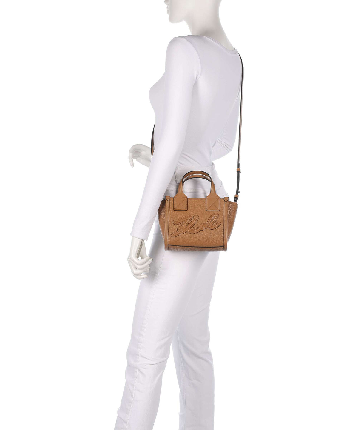 Karl Lagerfeld K/Skuare Small Handbag caramel