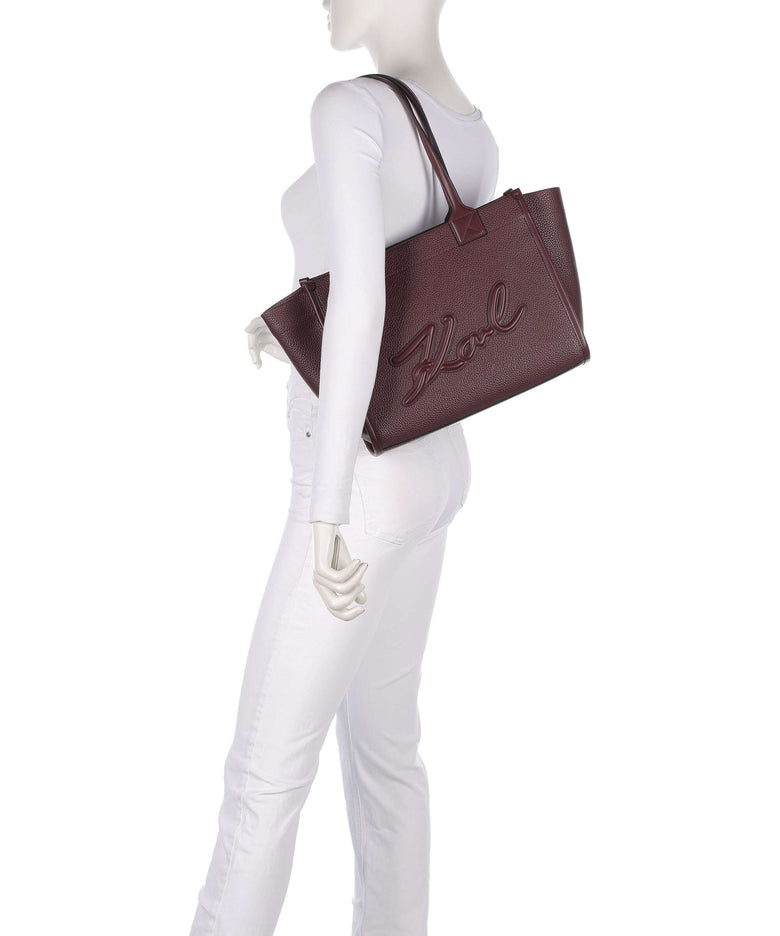Karl Lagerfeld K/Skuare Medium Tote bag windsor/burgundy