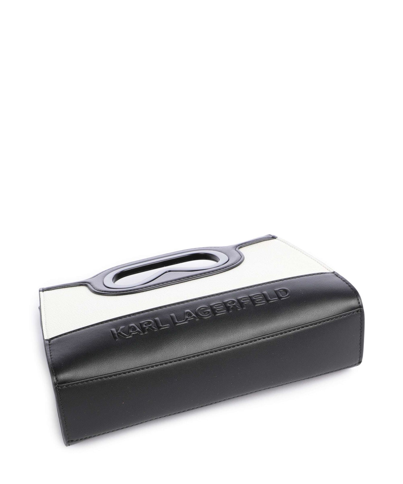 Karl Lagerfeld K/Aviator Mini Handbag white/black