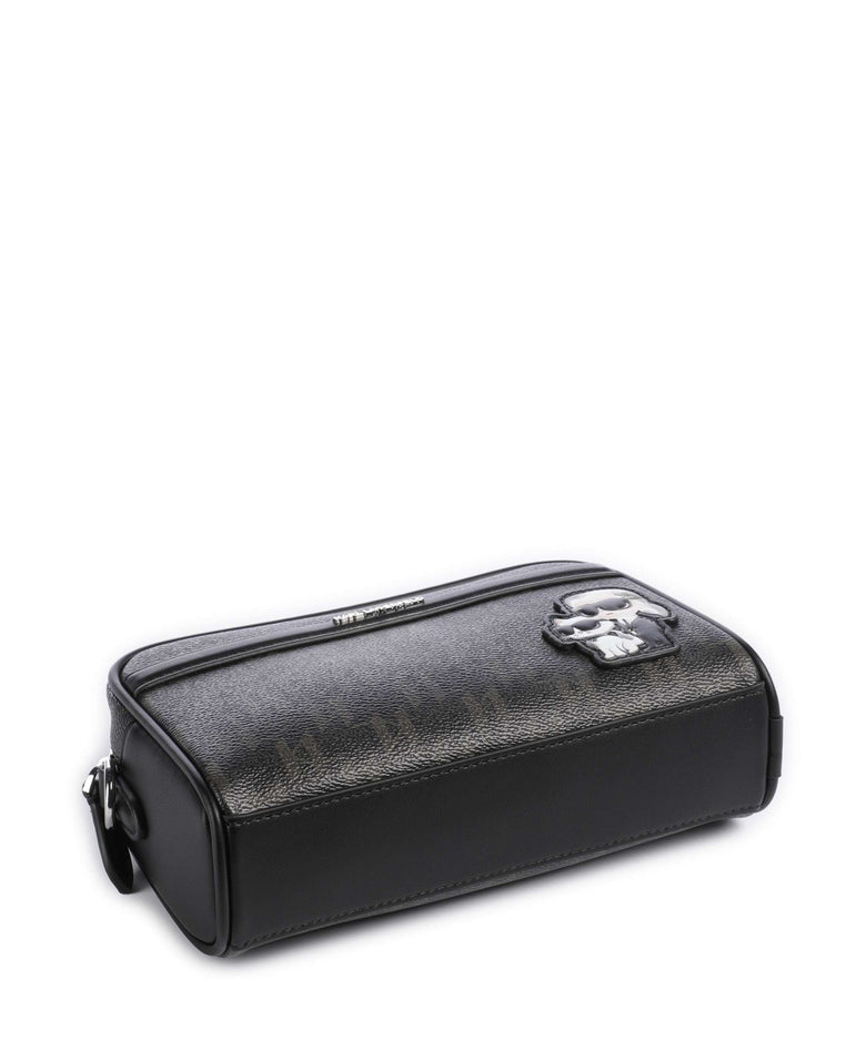 Karl Lagerfeld Ikon Monogram Crossbody bag brown/kl mono