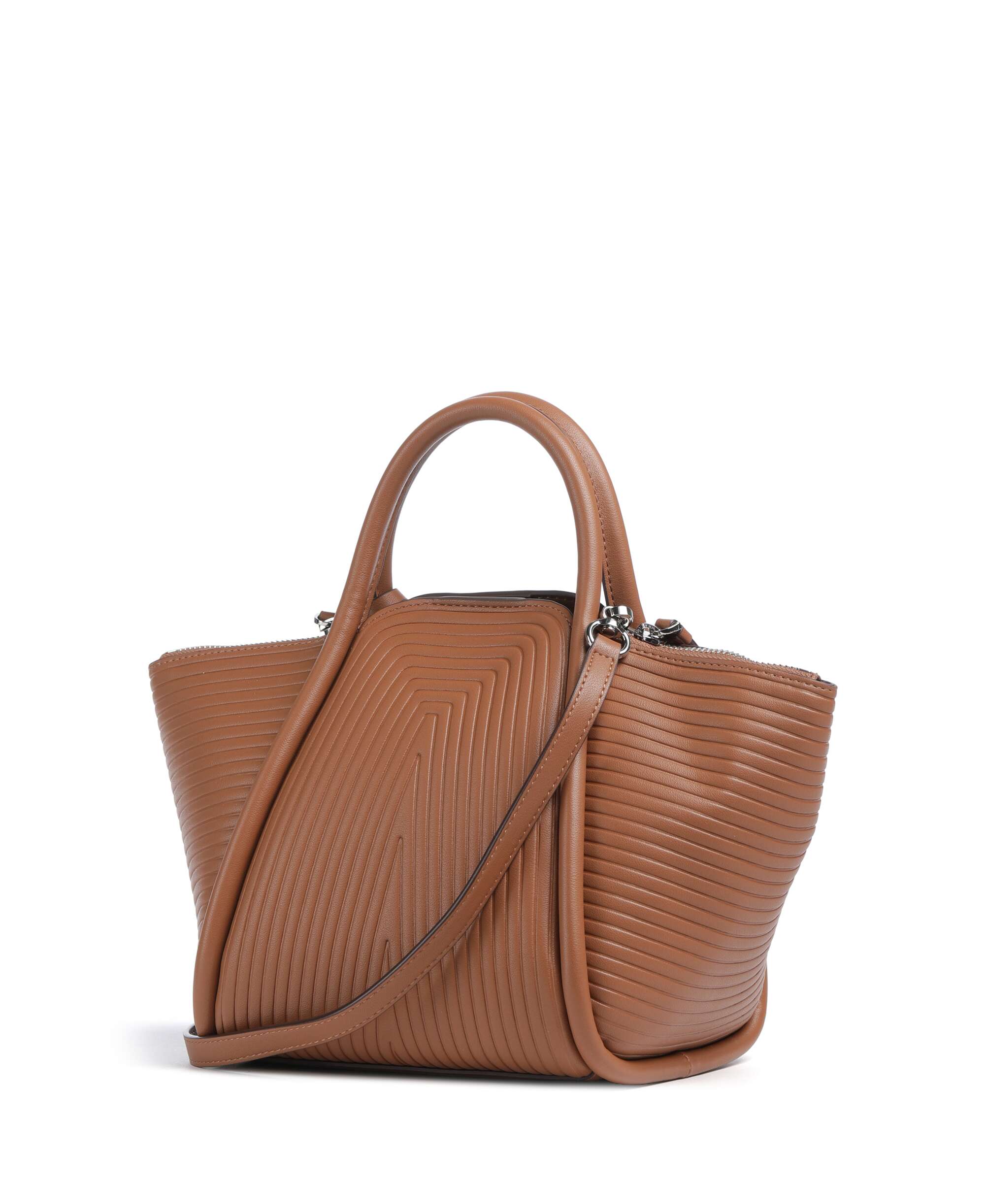 Karl Lagerfeld K/Wellen Small Handbag imitation leather dark tan