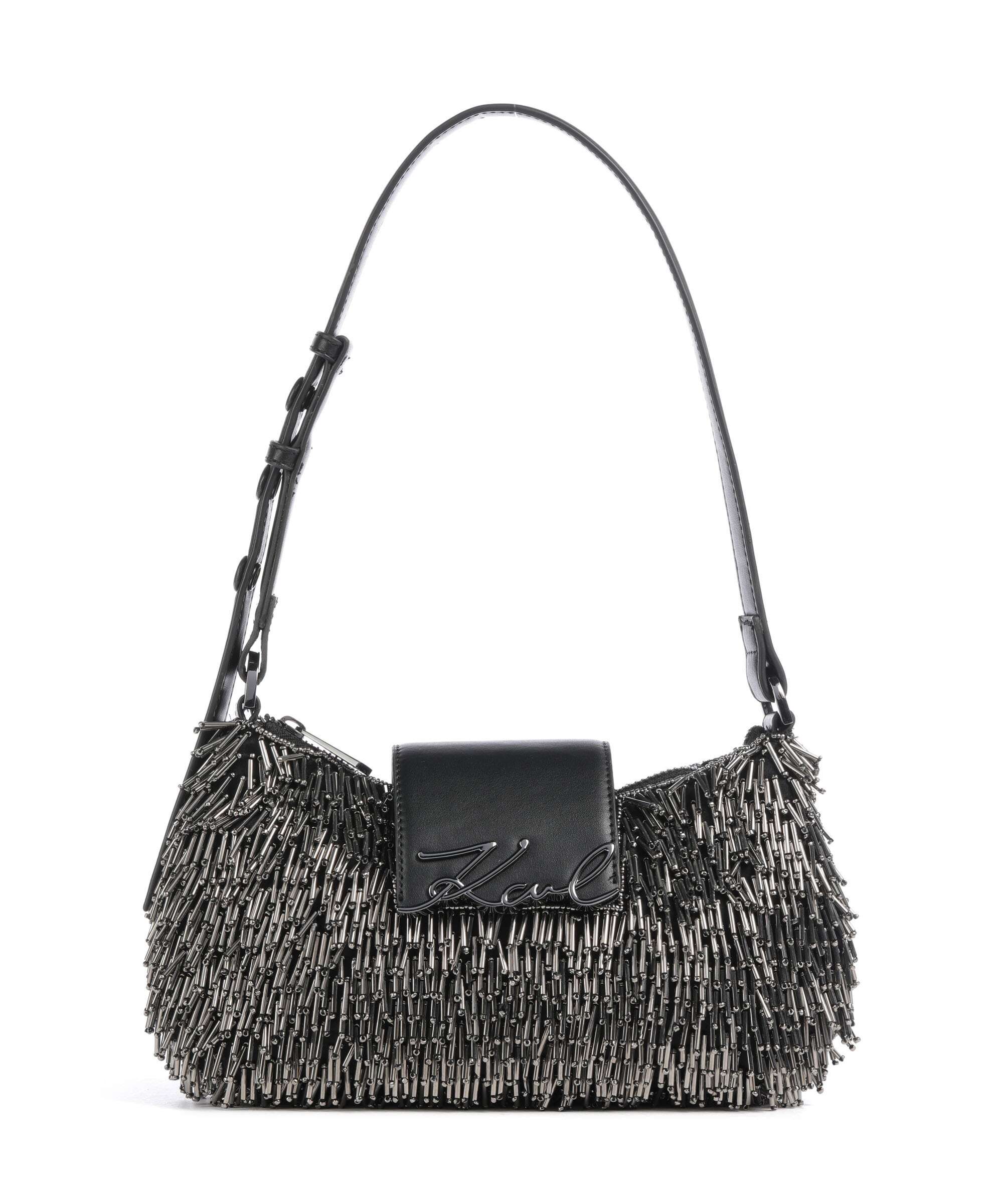 Karl Lagerfeld K/Signature Shoulder bag black embellishment