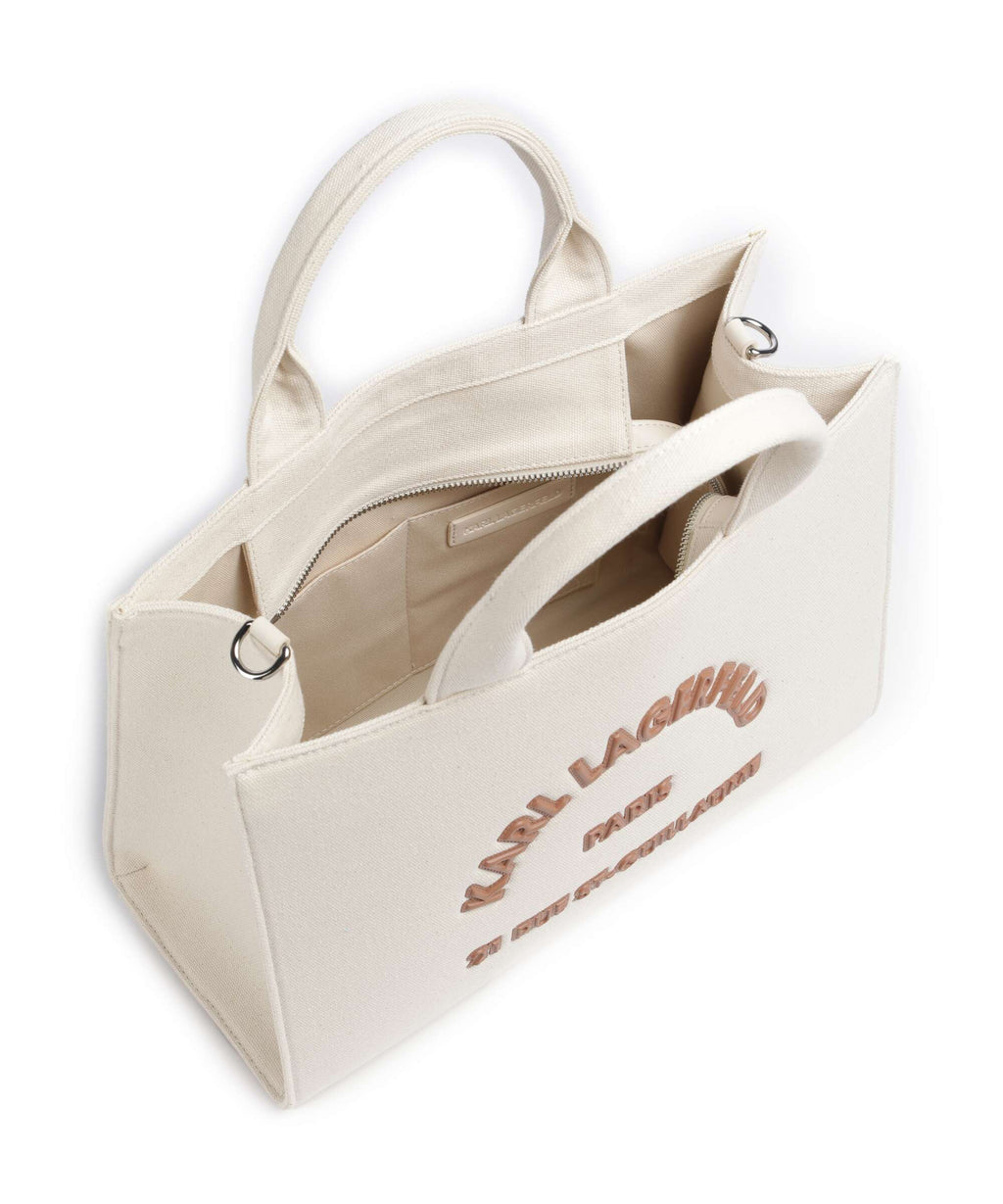 Karl Lagerfeld K/Rue St Guillaume Medium Handbag natural