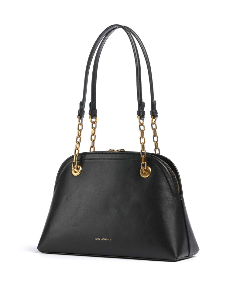 Karl Lagerfeld K/Autograph Bowling Medium Shoulder bag black/gold