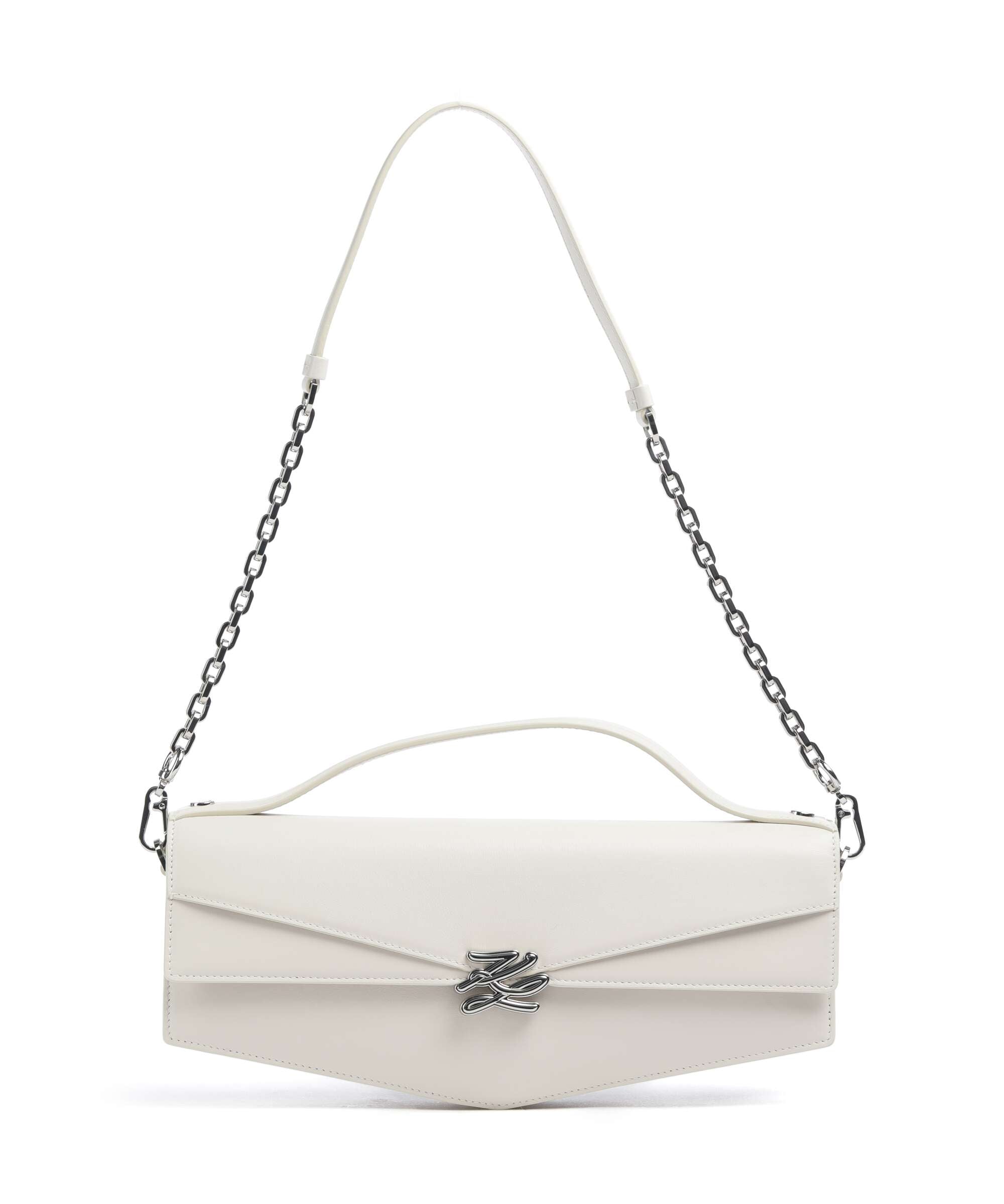 Karl Lagerfeld K/Studio Autograph Shoulder bag off white