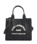Karl Lagerfeld K/Rue St Guillaume Mini Handbag white/black